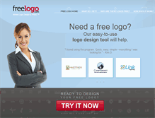 Tablet Screenshot of freelogo.com